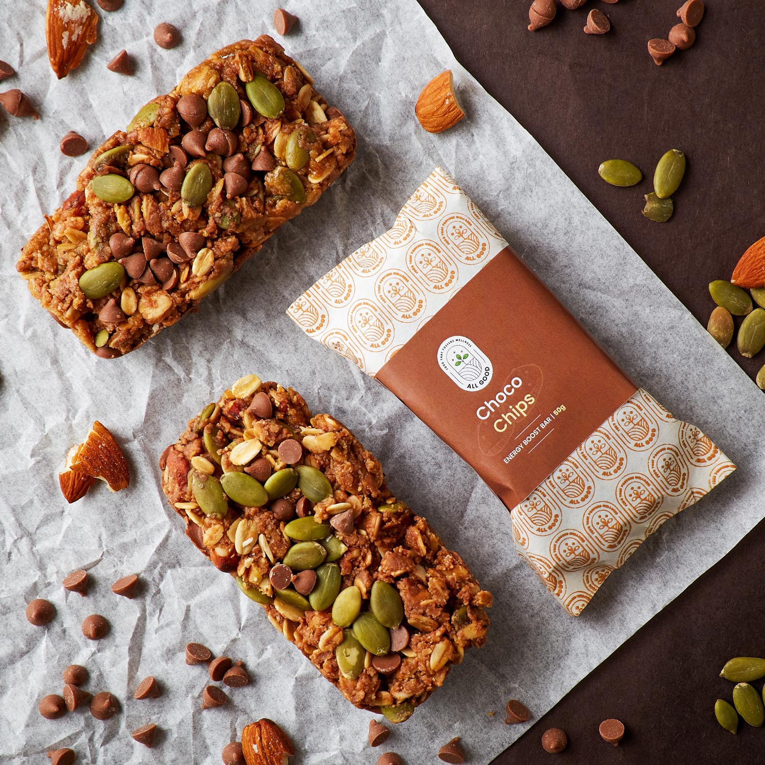 all-good-granola-bars-choco-chips-healthy-snacks-food-studio-photography