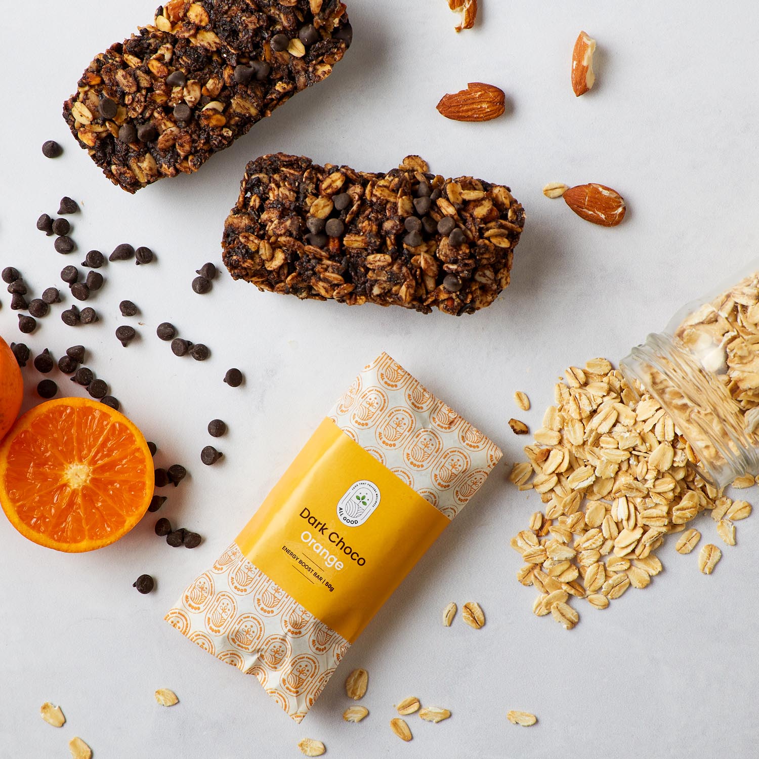 all-good-granola-bars-dark-choco-orange-healthy-snacks-food-studio-photography