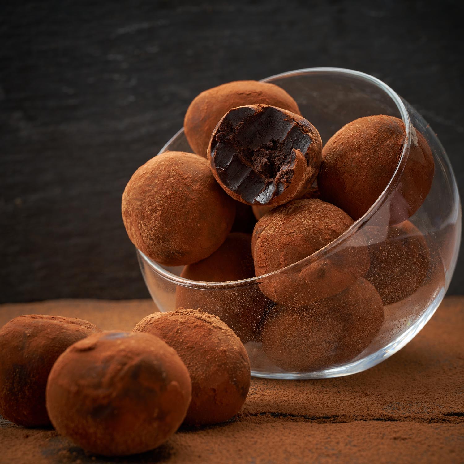 chocolate-cocoa-balls-desserts-food-studio-photography