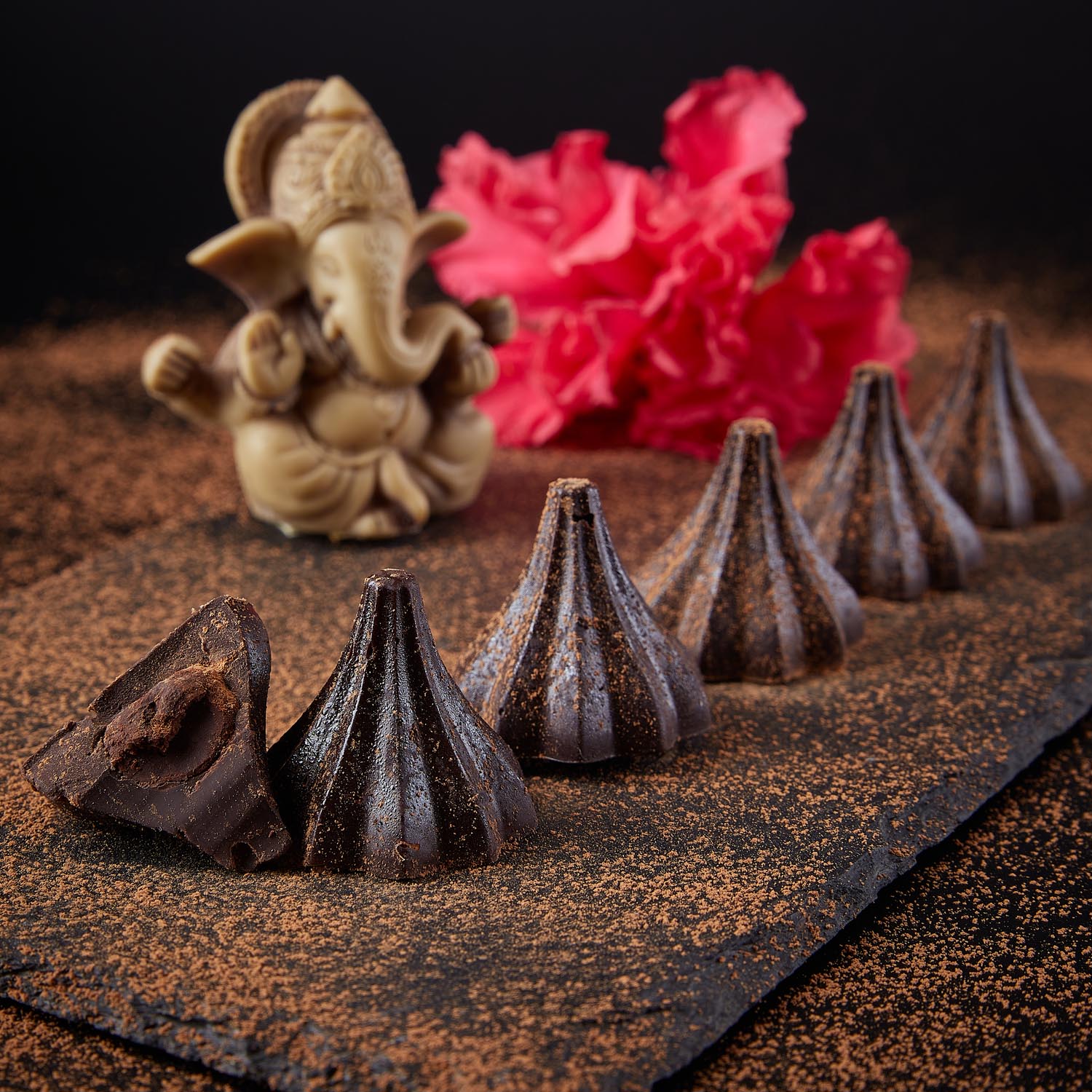 chocolate-cocoa-modaks-desserts-food-studio-photography