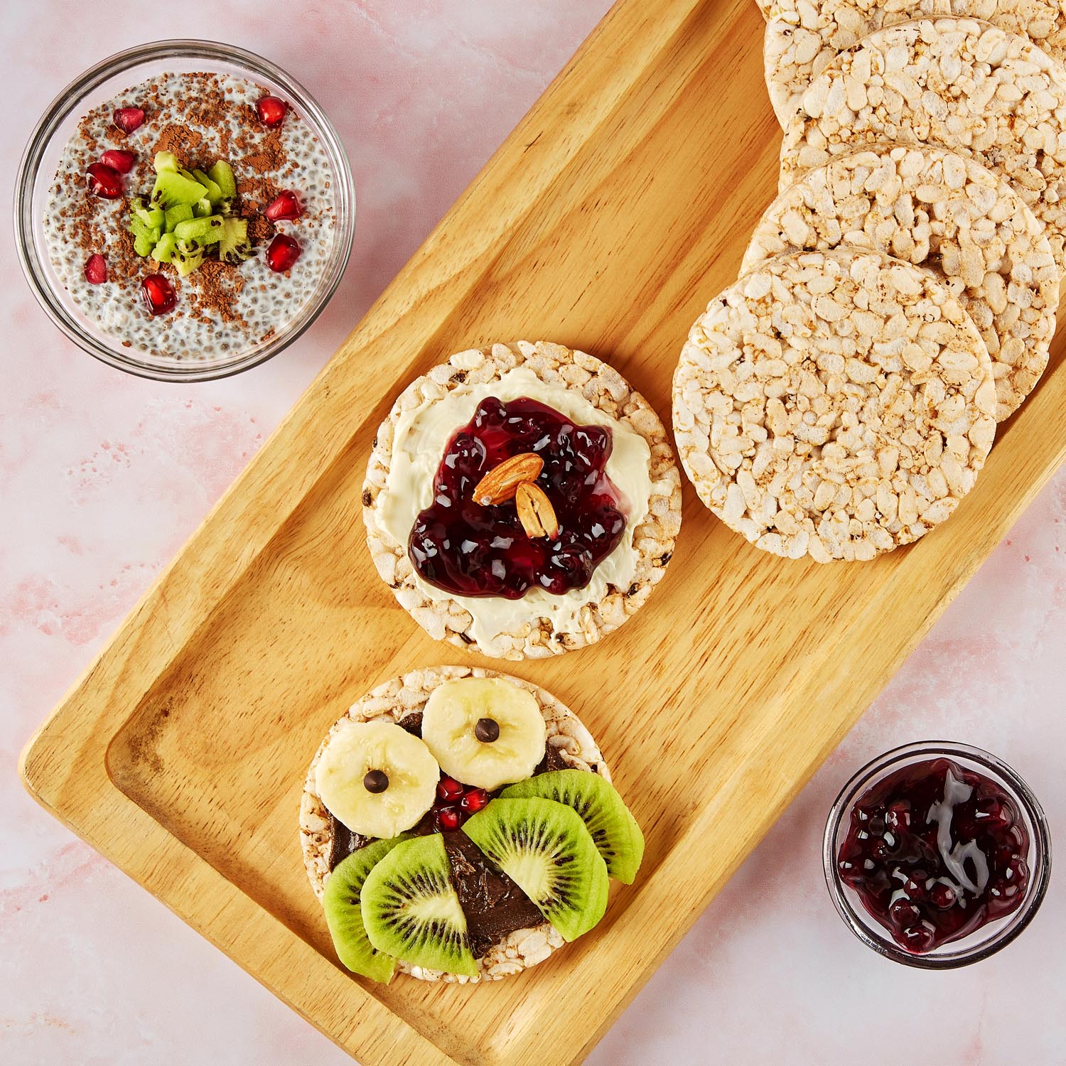wisecrack-organic-quinoa-rice-cakes-healthy-snacks-food-studio-photography